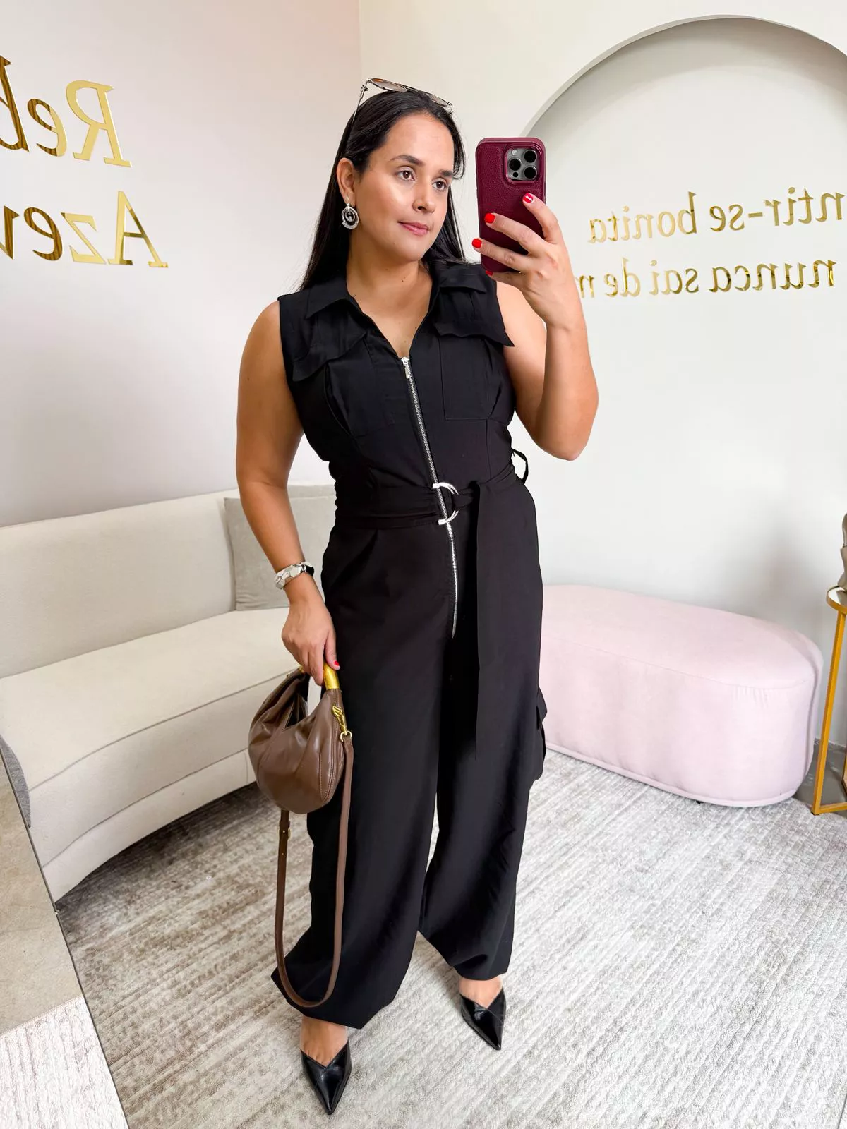 maison de dolce. muse gilet ブラック Macacão Melissa Preto | Rebeca Azevedo