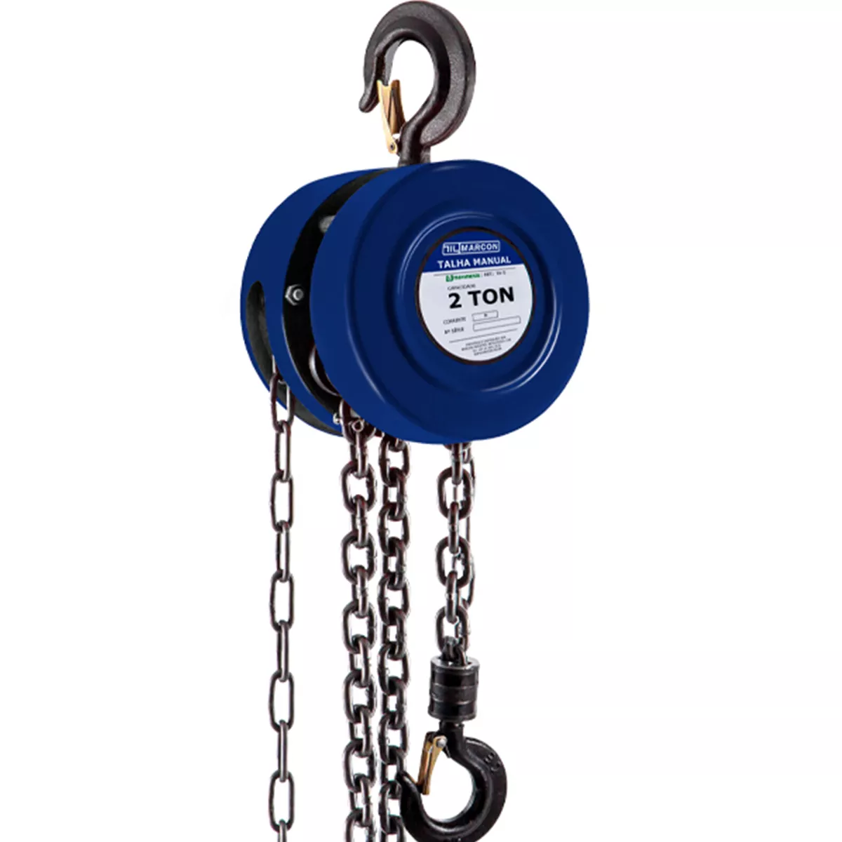 Talha Manual Compacta 2000kg 3mt (TA-5) - Marcon | Ritec Máquinas e ...
