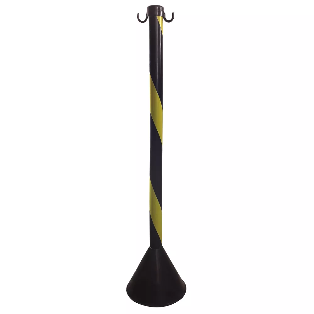 Pedestal Zebrado com Altura de 90cm e Diâmetro Base 23cm PPS 05
