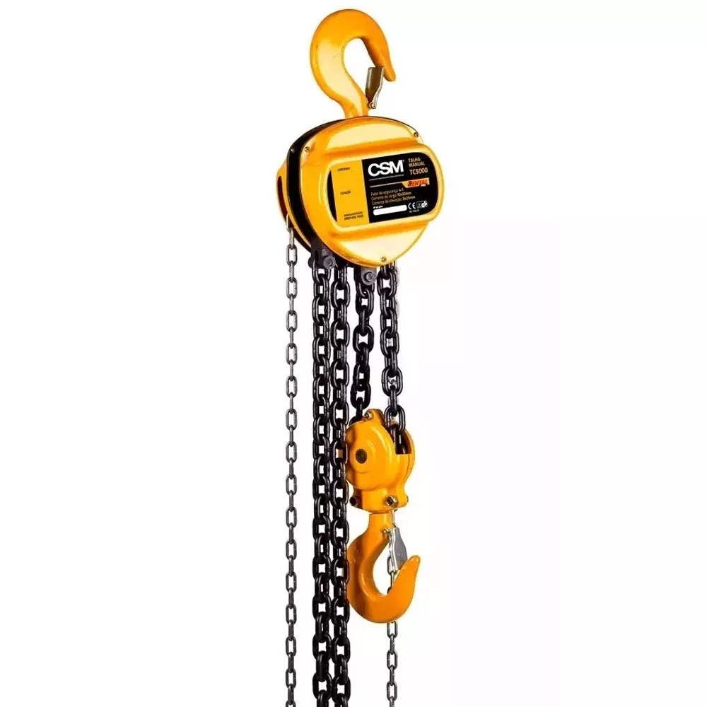 Talha Manual Compacta 1000Kg x 3m TC 1000 - CSM | Ritec Máquinas e ...