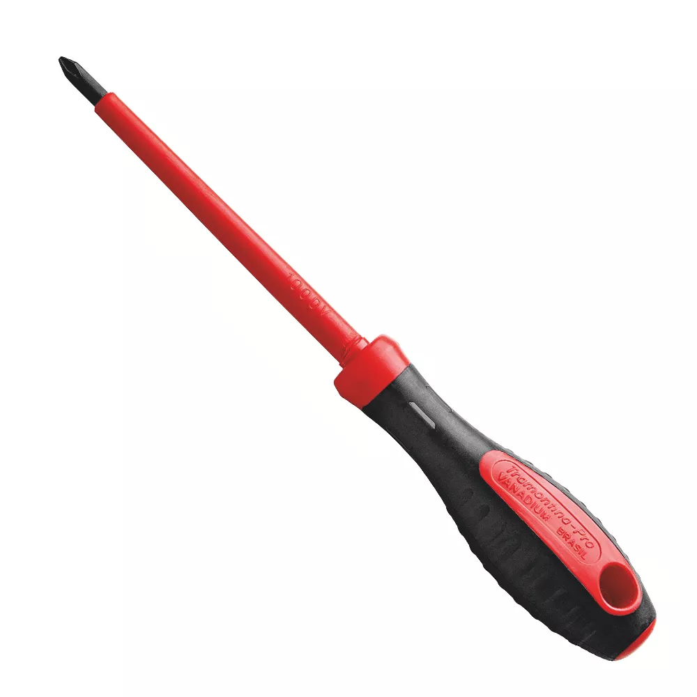 Chave de Fenda Isolada IEC 60900 Ponta Cruzada 3x75 mm (1/8x3