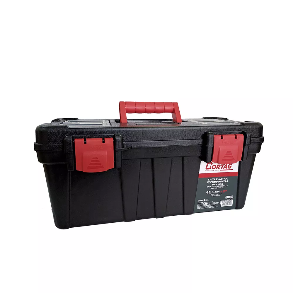 Caixa Plástica Para Ferramentas 17'' 62542 - Cortag | Ritec