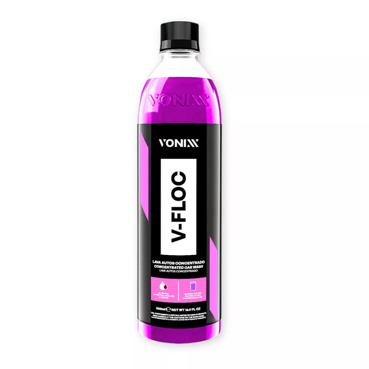V-FLOC Lava Autos pH Neutro Vonixx 500ml – Alto Rendimento com