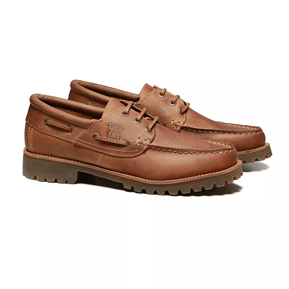 New Bulldog Masculino Duque Crazy Horse DK Brown Samello | SAMELLO