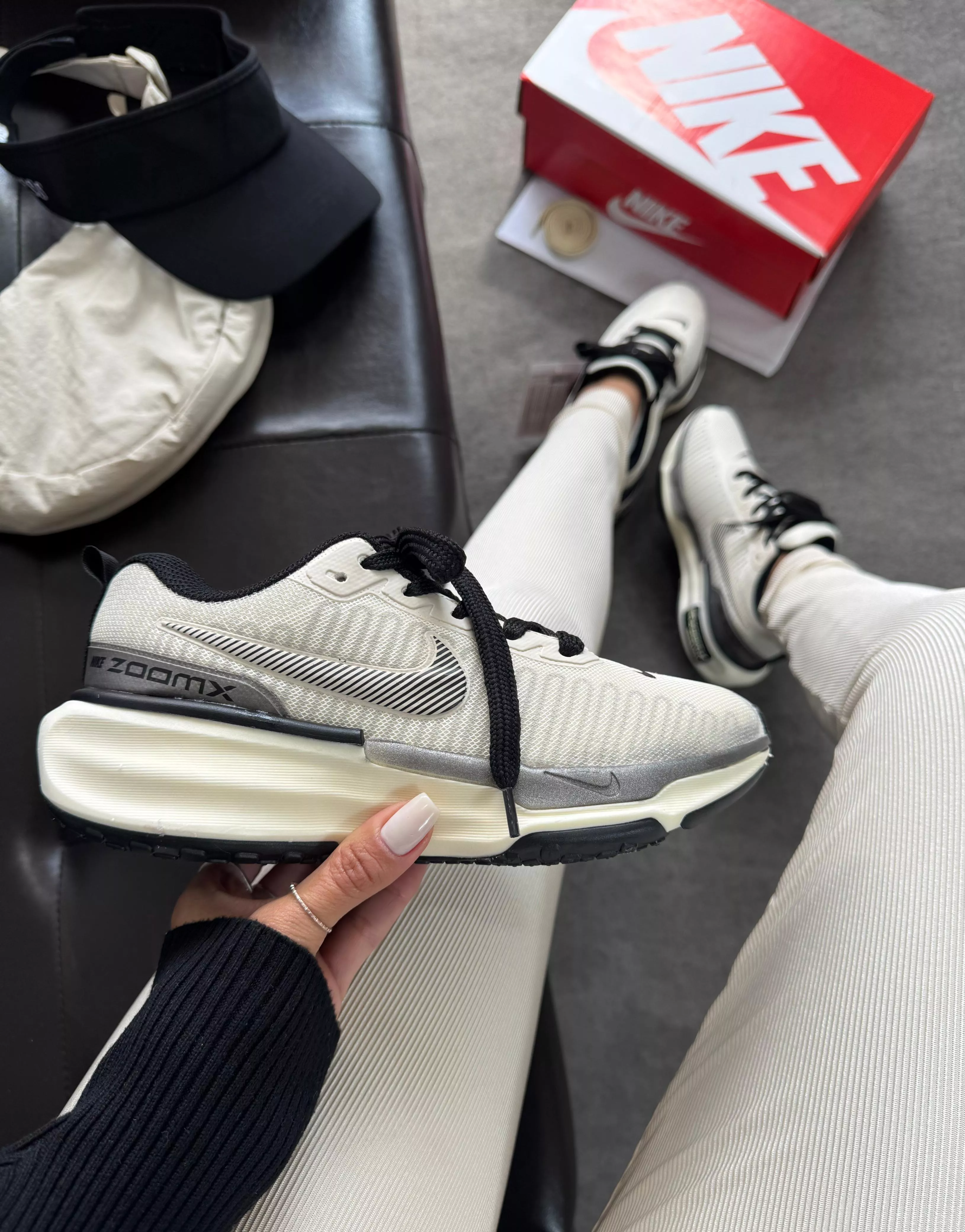 Tênis Zoomx OFF White / Grafite | Talline Sapatilhas Atacado