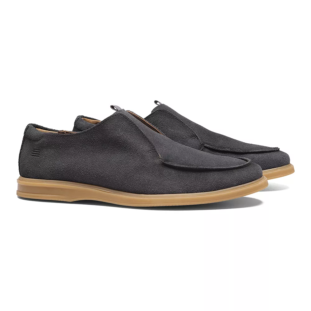 靴 chausser classic line C-7047 27cm SAPATO SALVATORE MOCASSIM MASCULINO CASUAL EM COURO CINZA | SERGIO`S