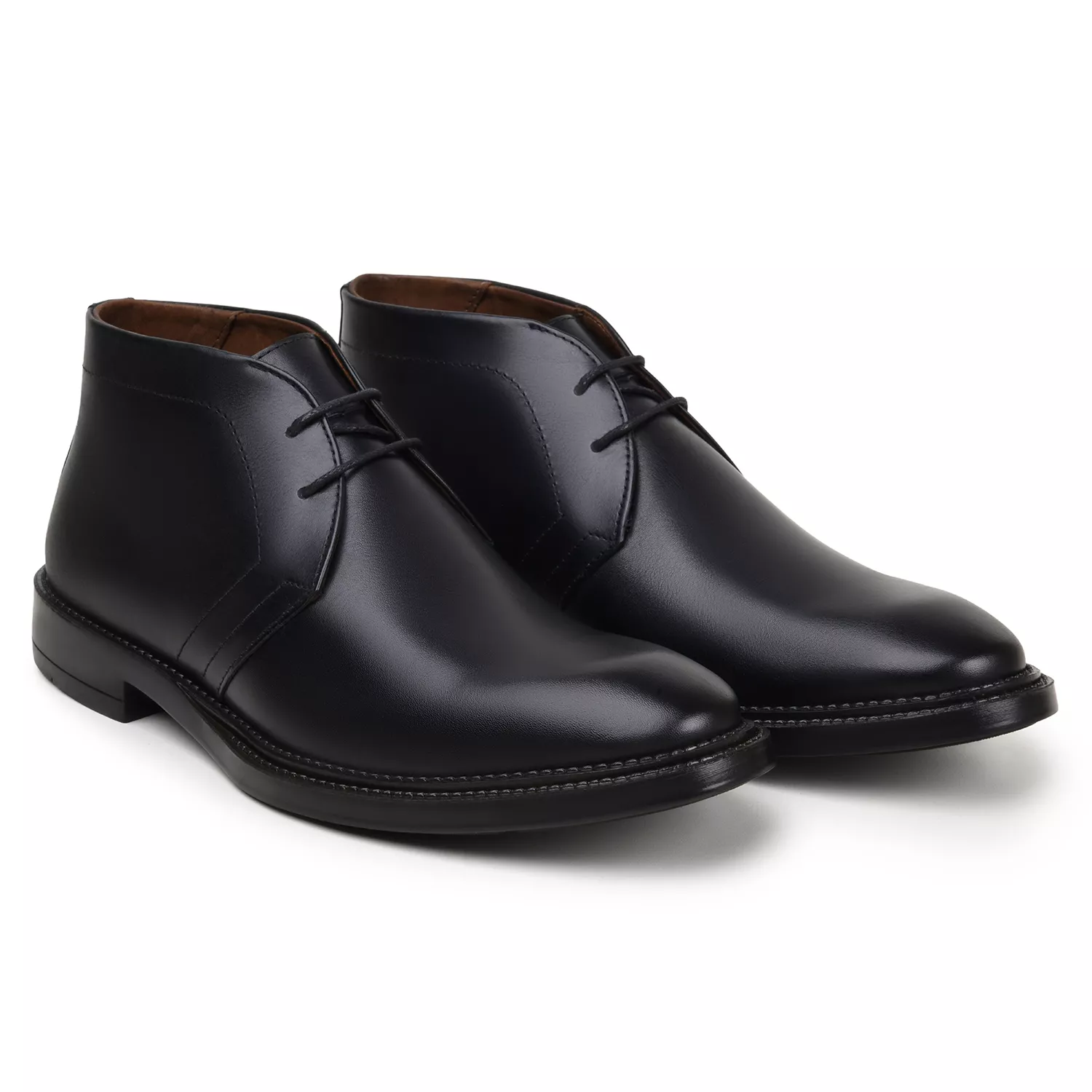 Bota Ankle Boot Moscou Couro Preto | SOPRAFFINO