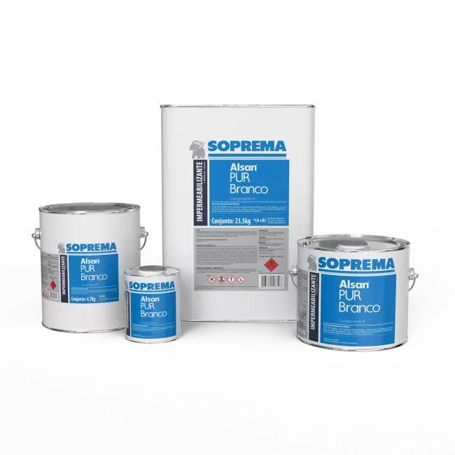 Membrana Impermeabilizante Refletiva Alsan PUR Branco - Alta ...