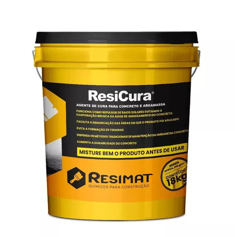 Resicura Agente de Cura 18 L – Resimat – Cura Eficiente para Concreto e ...