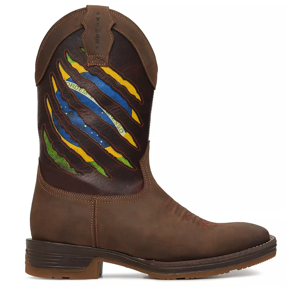 Workboot Brasilian Patriot Vimar Boots 81295 Crazy Horse Café