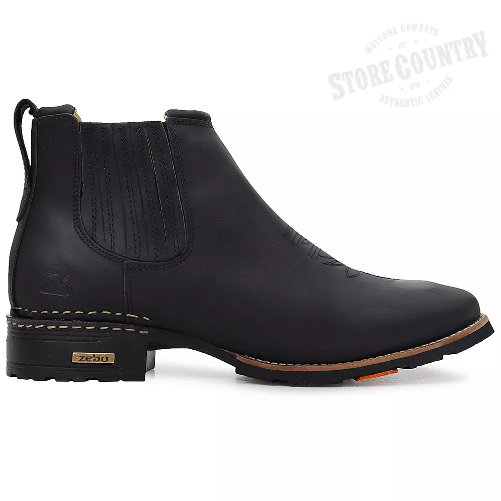 Botina Texana Zebu Original 57020 Mustang Preto | Store Country