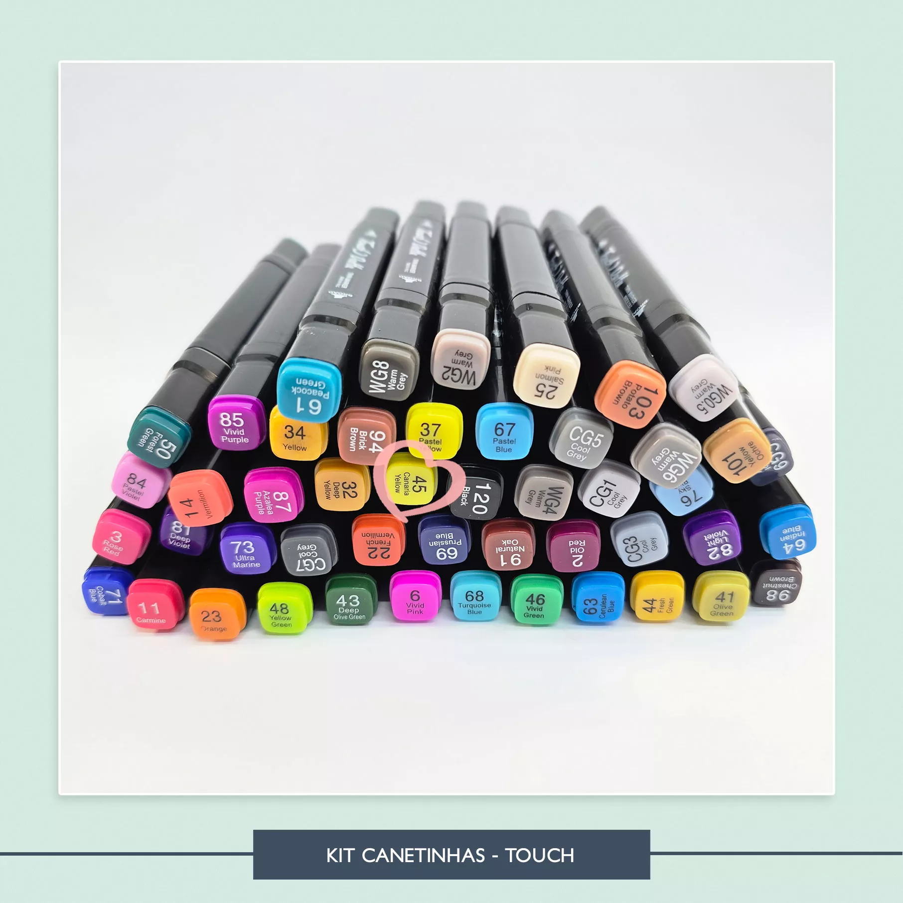 Kit Canetinhas 48 cores - Touch | Studio Office K