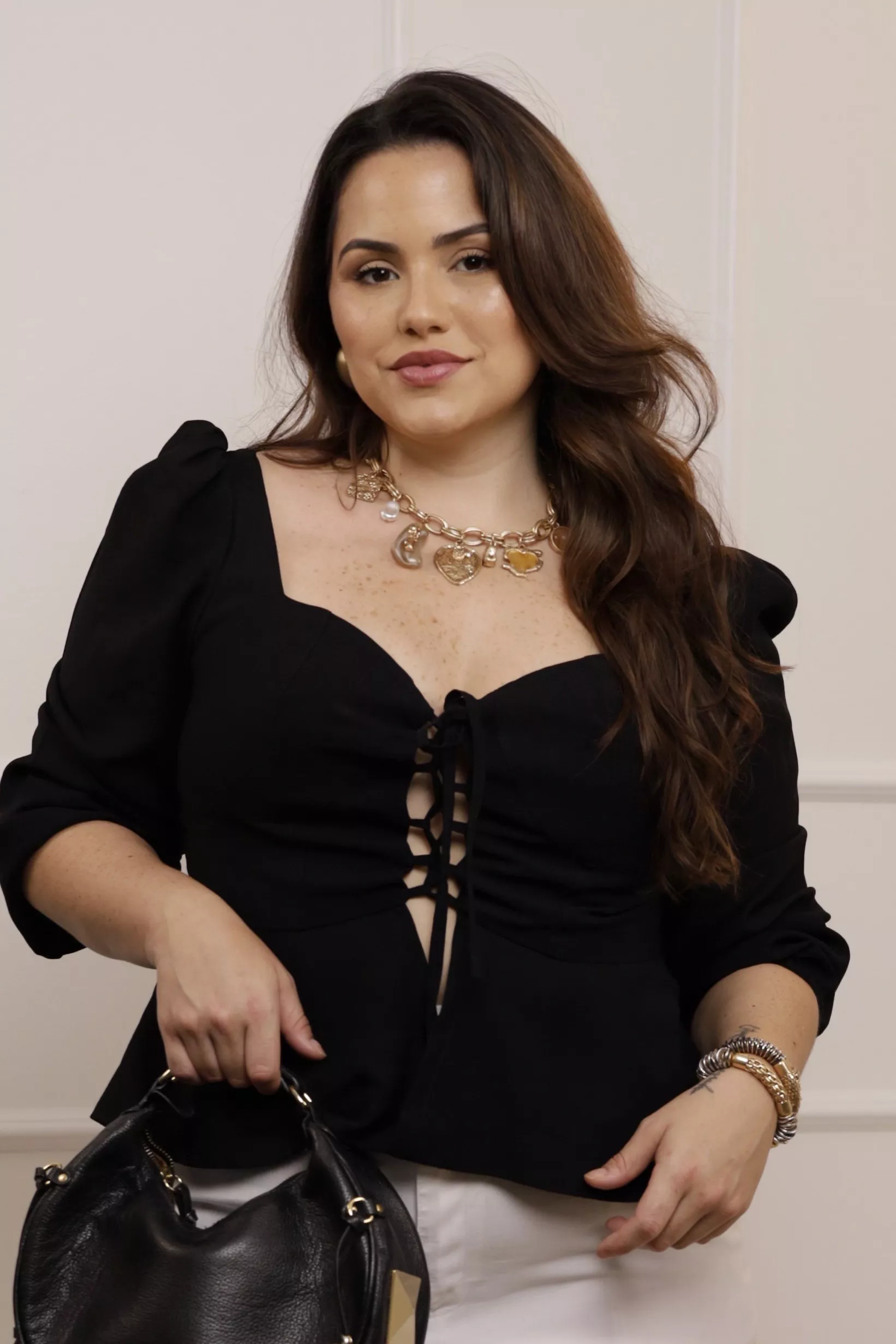 Blusa Nádia Black | TAMTAUM PLUS SIZE FASHION