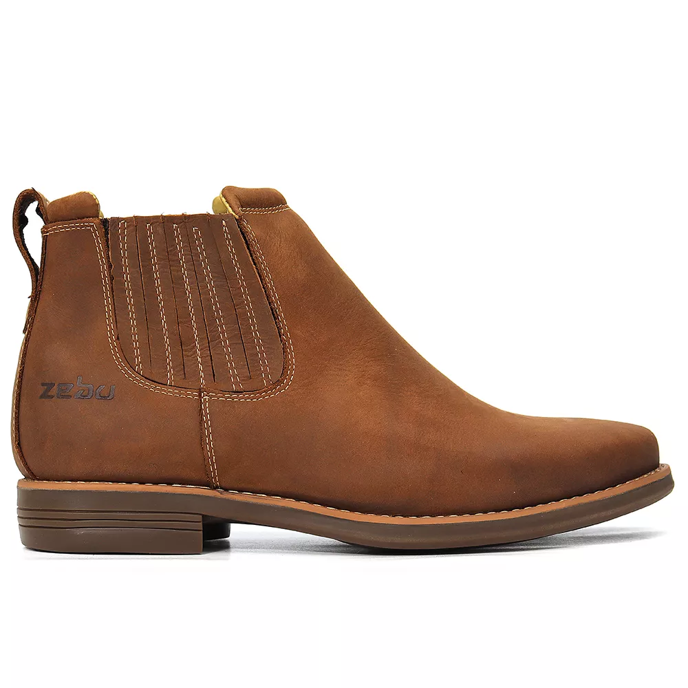 Botina Zebu Original 80050 Gel Couro Sella | TEXASKING | Botas e