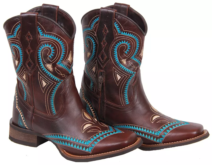 Bota Feminina Tucson - Couro Euro Texas Whisky Com Rock Oil Bege ...