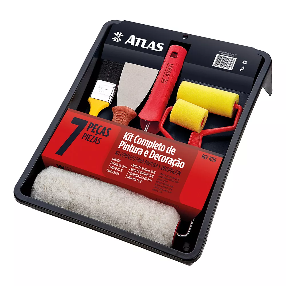 ATLAS KIT 1016 7 PEÇAS | TINTAS PALMARES