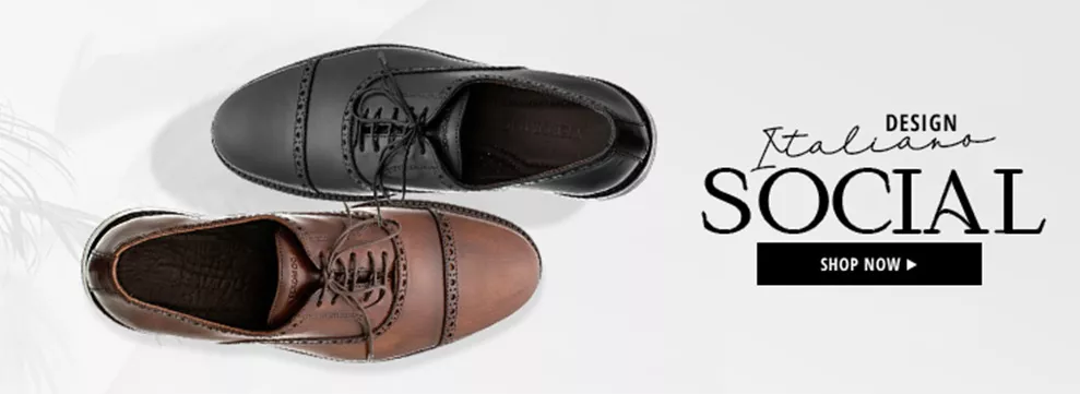 Banner Destaque Sapato Social Veromoc Brogue Design Italiano