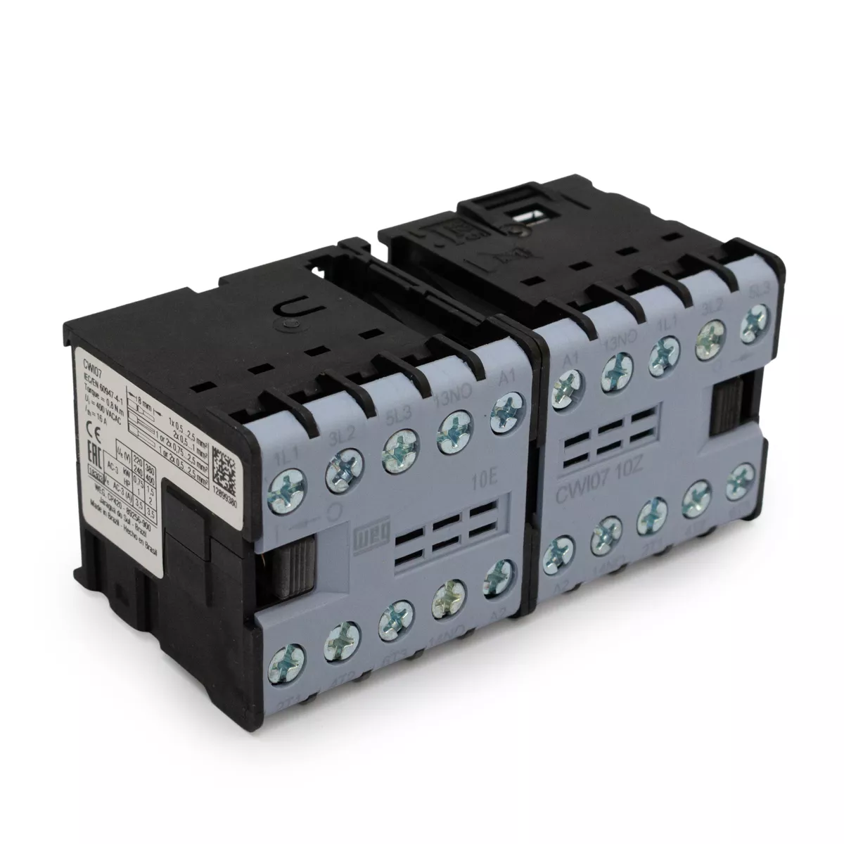 Mini Contator C/ Intertravamento Mecanico 3a 220v 1na Cwi07 | MAQPART