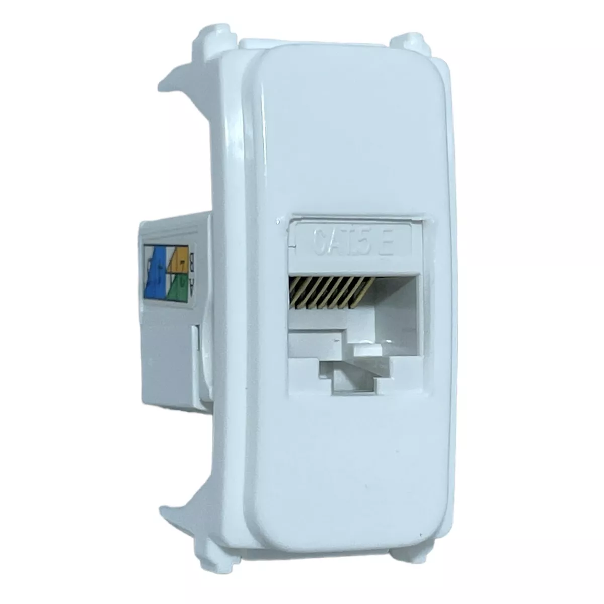 Módulo Tomada RJ45 C/ Kestone CAT 5E Composé Branco 13206662 | MAQPART