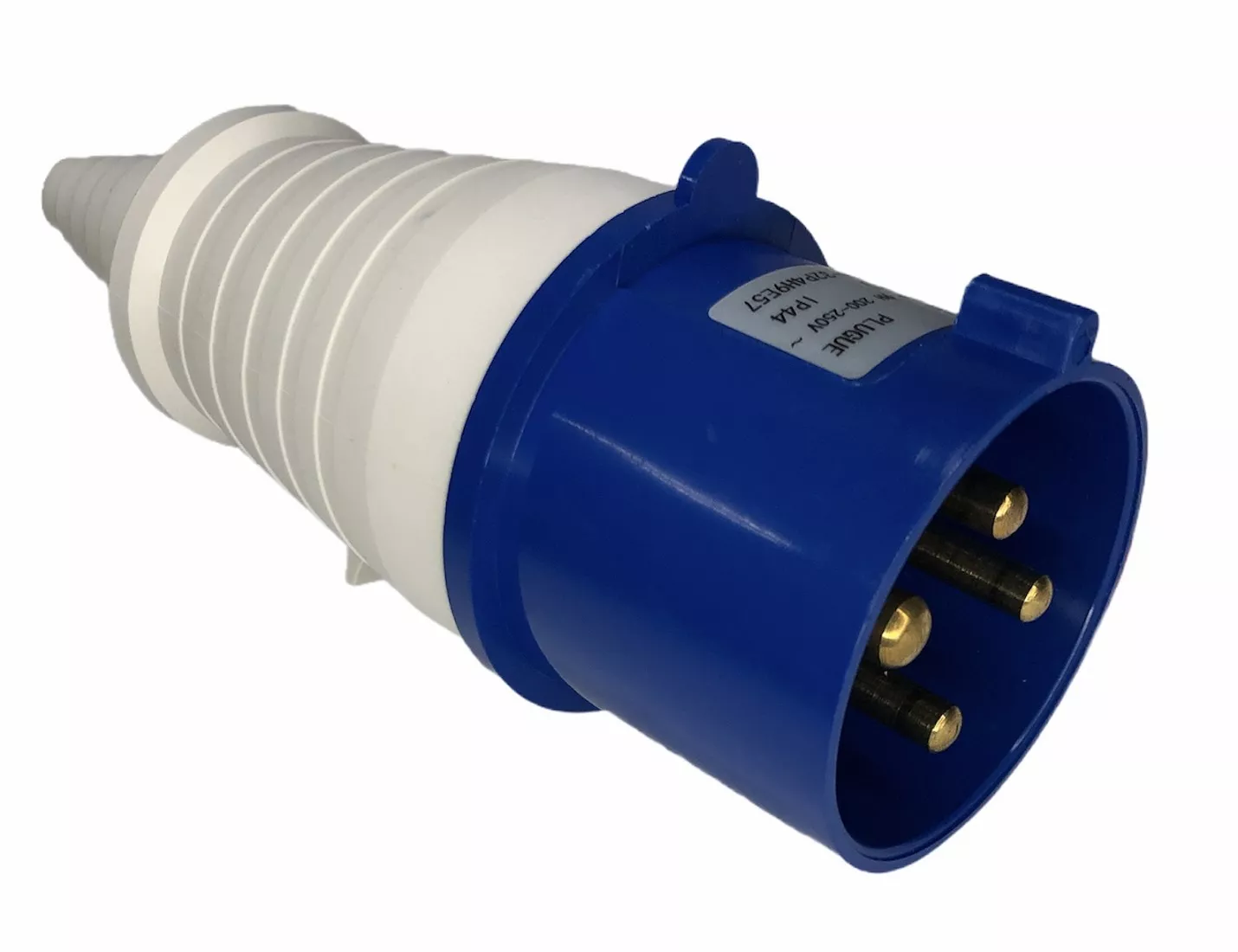 Plug Industrial 3p+t 32a 9horas 200-250v Azul Standard Weg | MAQPART