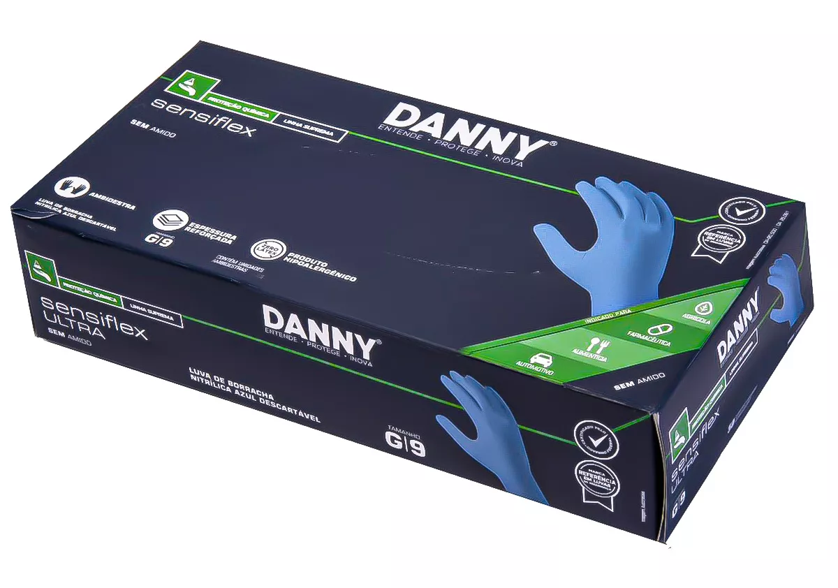 タッパー LUVA NITRÍLICA SENSIFLEX CA 42979 TAM P AO XG | VPS Brasil