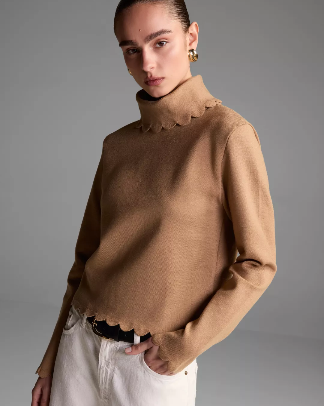 Blusa Star gola Alta - Maria Pavan