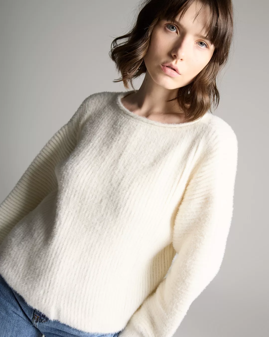 Blusa Ines Off White - Maria Pavan