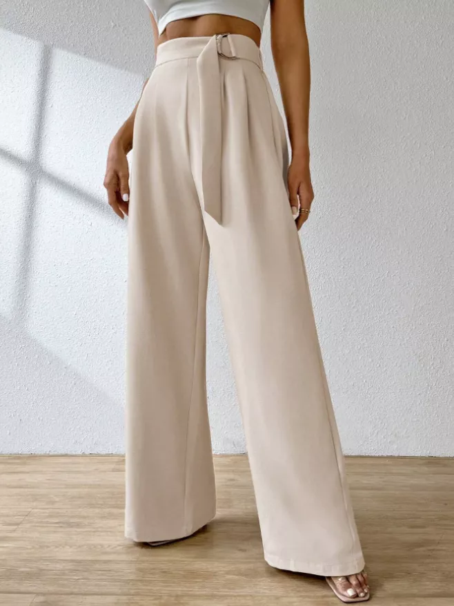 Calça Pantalona Cós Elástico Elegante - add moda | ADD MALL