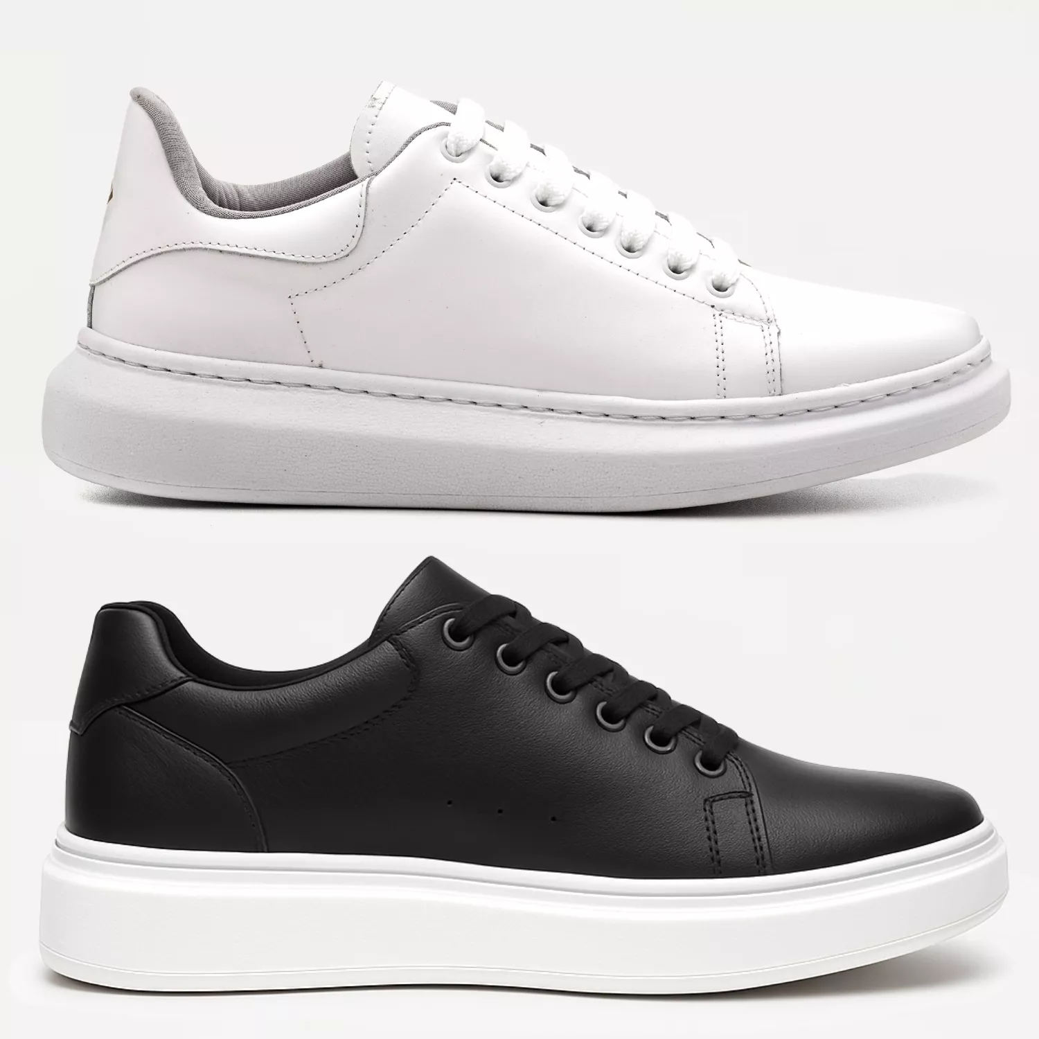 2 Pares de Tenis Masculino Casual Sola Alta Oversize Macquen