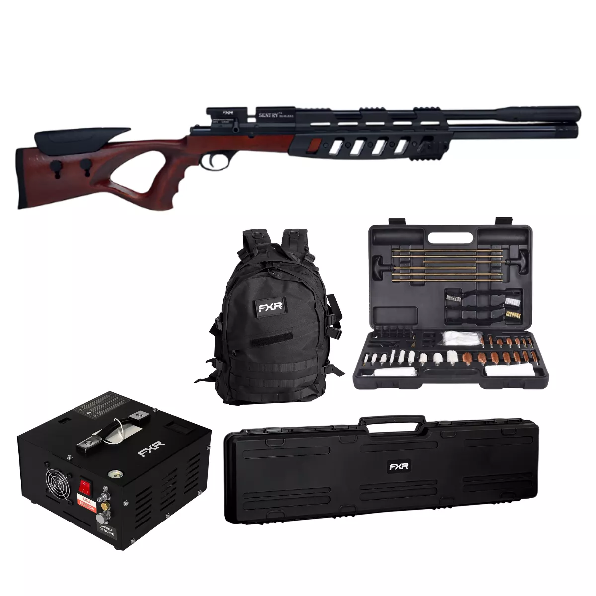 Carabina PCP Xisico Sentry HC 6,35mm KIT - Airsoft e Armas de