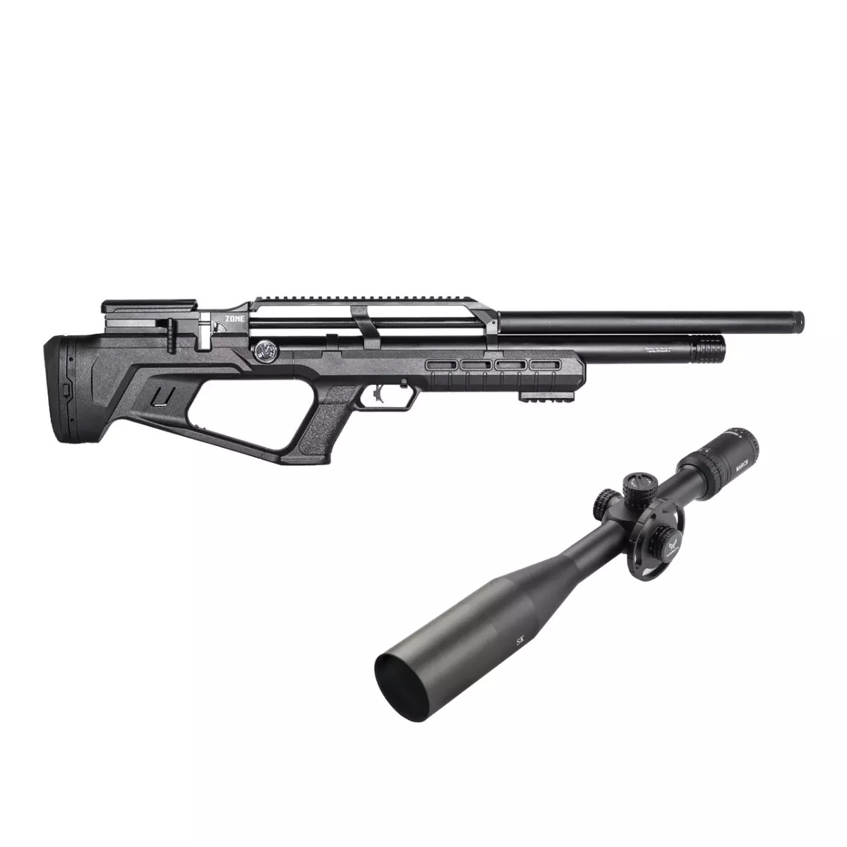 Carabina PCP Reximex Zone Black 5.5mm - Airsoft e Armas de Pressão