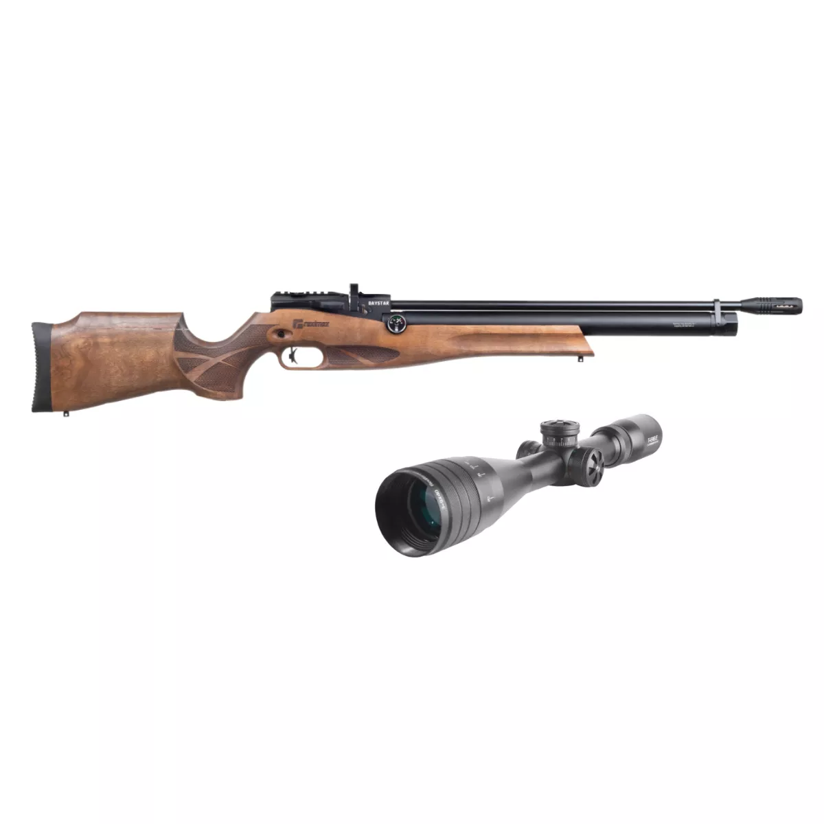 Carabina Pressão PCP REXIMEX DAYSTAR WOOD 5.5MM + Luneta T-Eagle