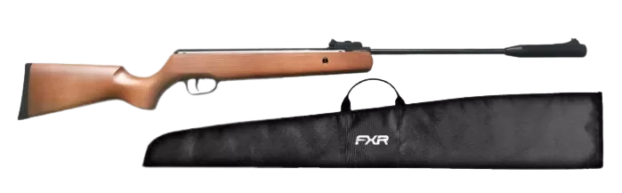Combo FXR Carabina Black Hawk Wood 4.5mm + Capa FXR - Airsoft e