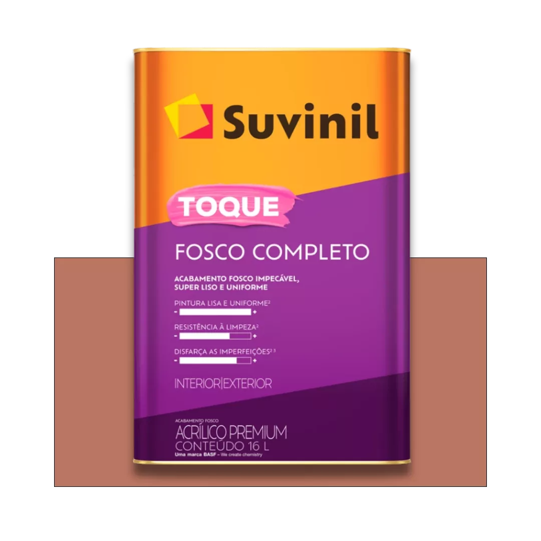 SUVINIL ACRILICO FOSCO COMPLETO TERRA ROXA 18L | Baratão das Tintas