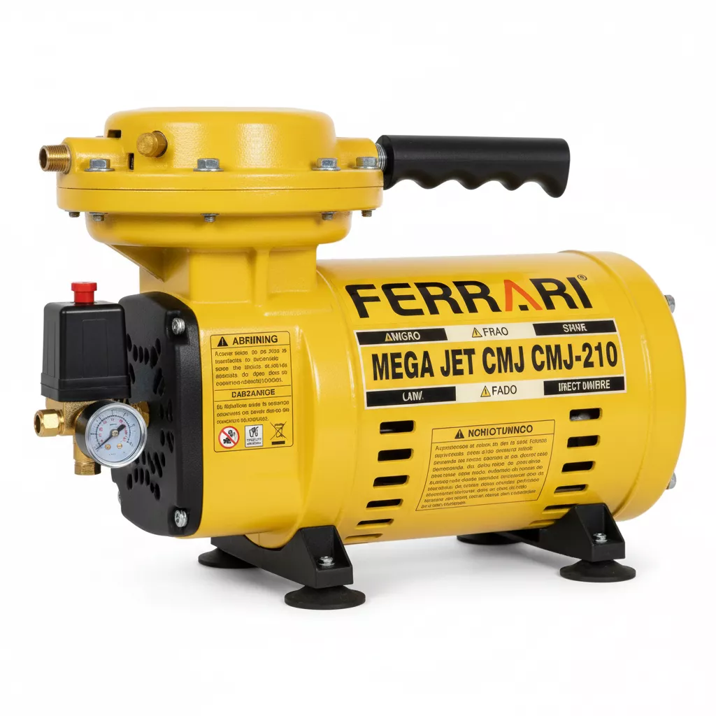Compressor de Ar Direto Ferrari Mega Jet CMJ-210 1/2 HP Portátil