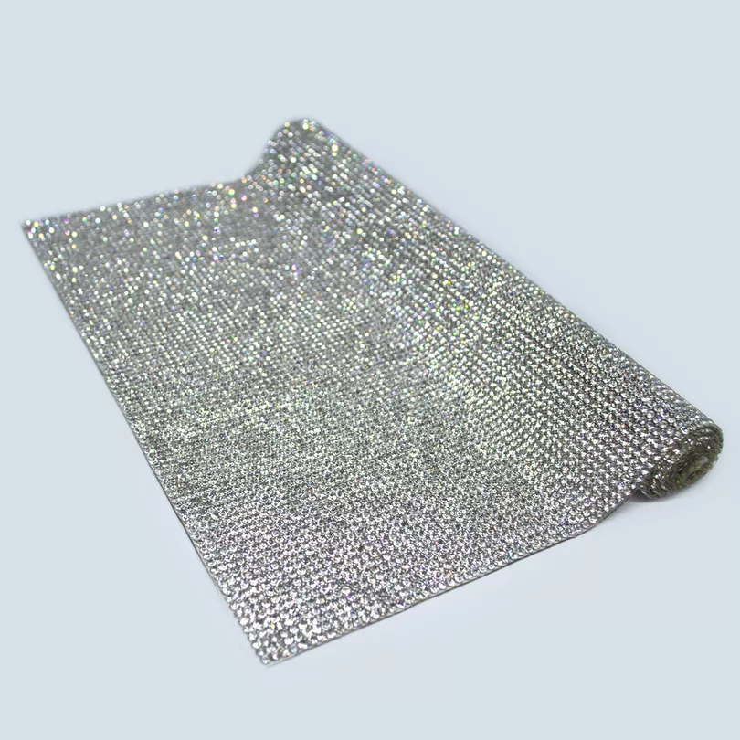 Mini Manta De Strass Infinity 120x40cm - Cristal | BM Strass