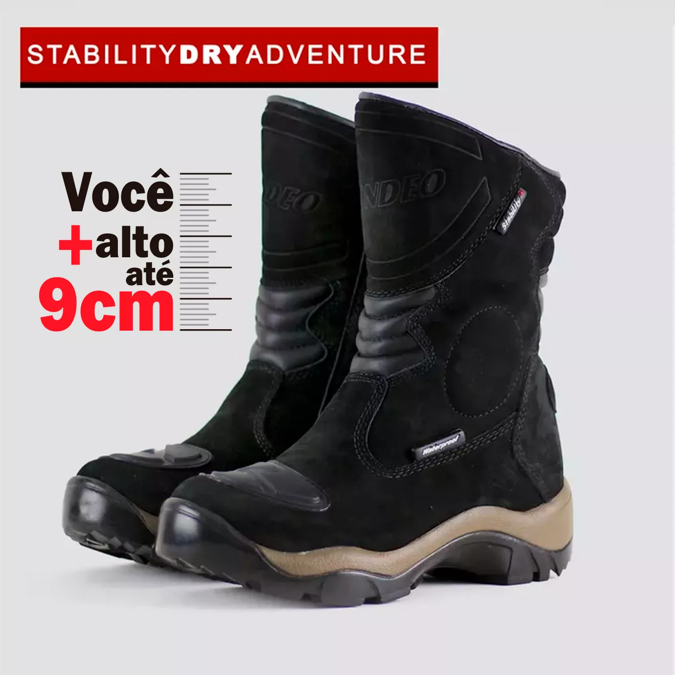 Stability Dry Adventure Preto | BOTAS MONDEO
