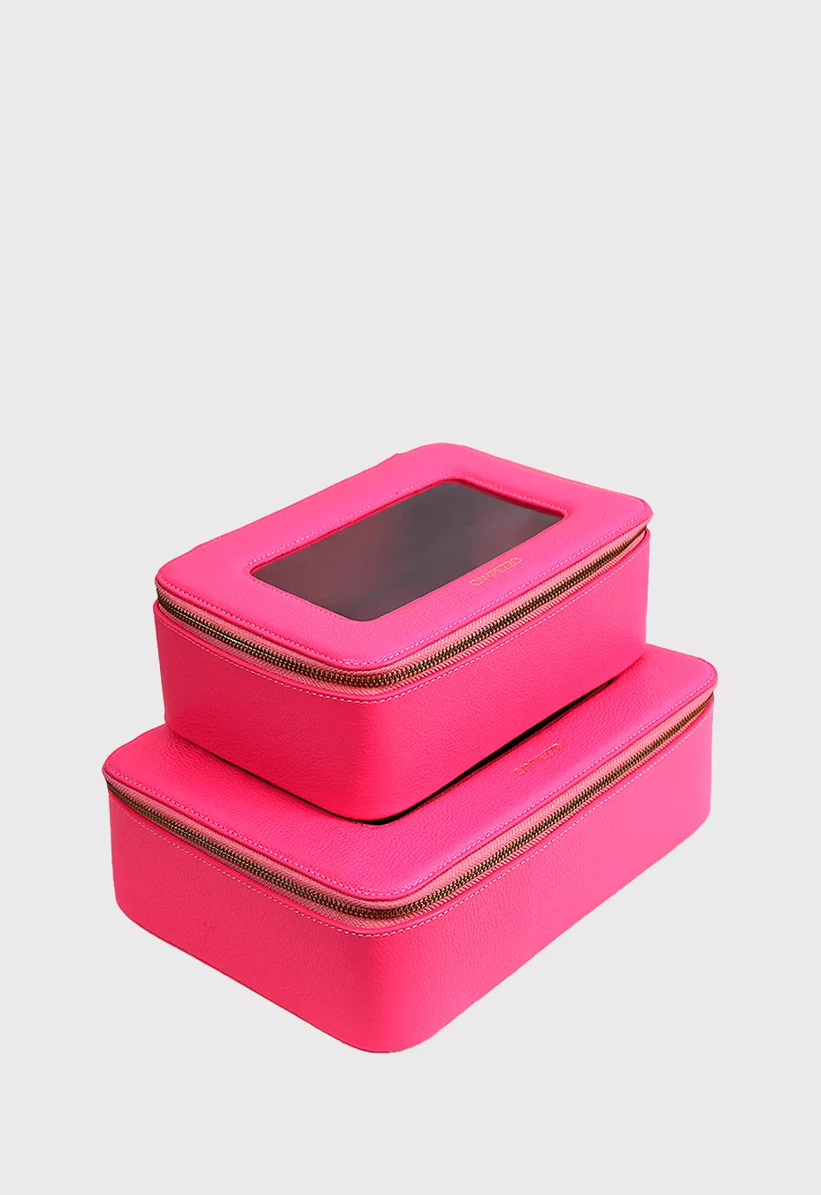 Necessaire Crystal Couro Barbie | CAMPEZZO