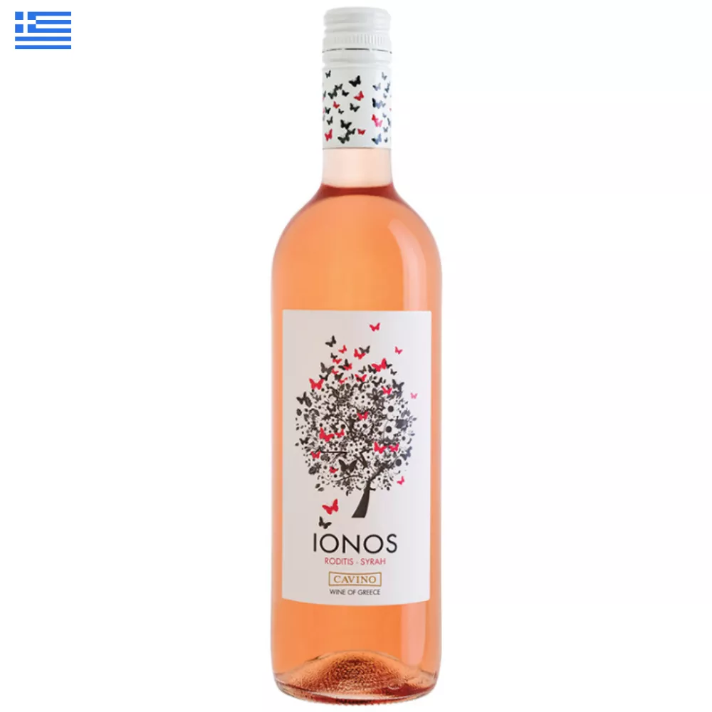 Vinho Cavino Ionos Roditis - Syrah rosé 750ml | Empório Grego