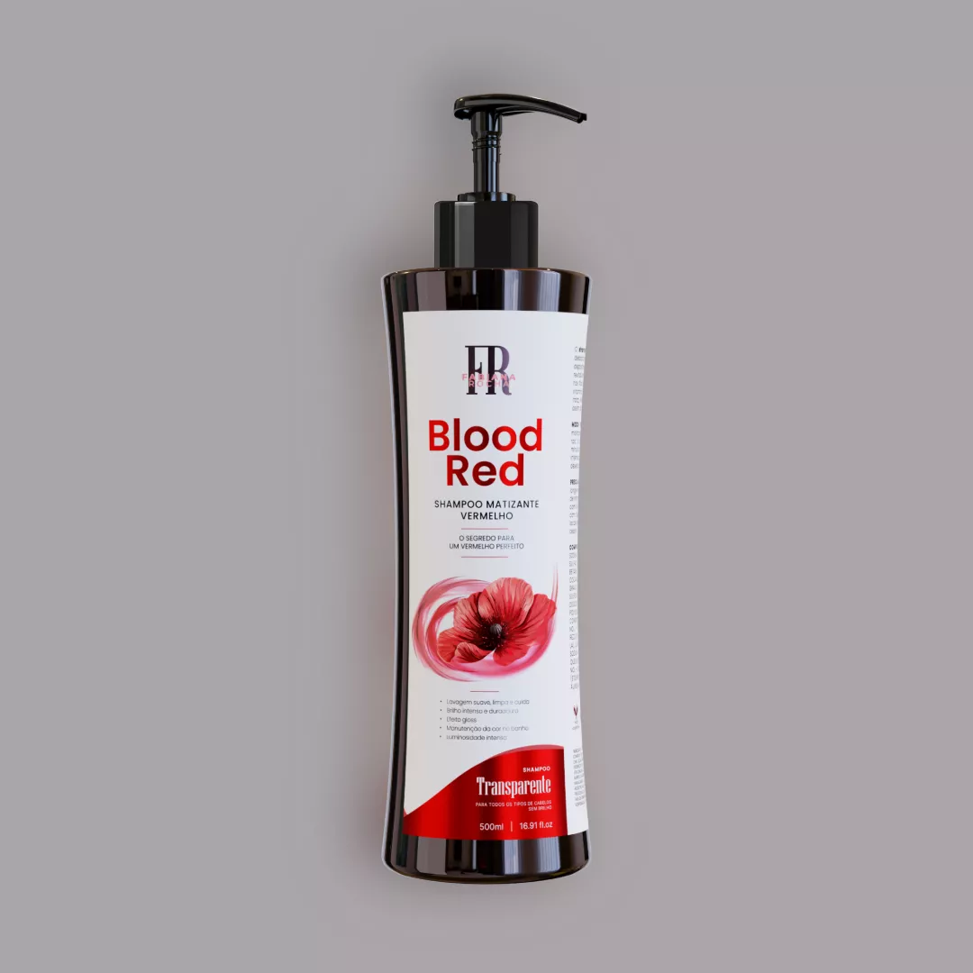 Shampoo Matizador Vermelho - Blood Red Transparente By FR | by