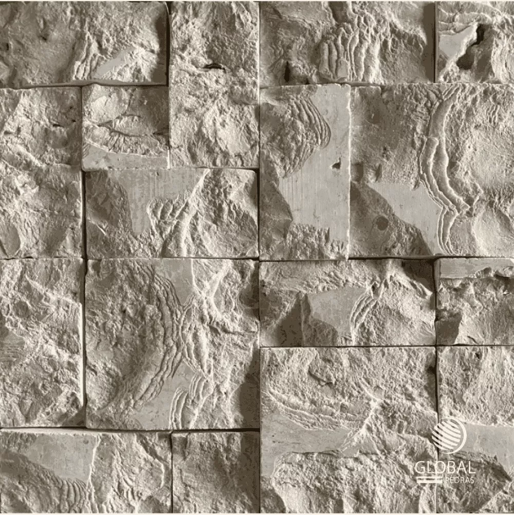 Revestimento Travertino Rockface | GLOBAL PEDRAS