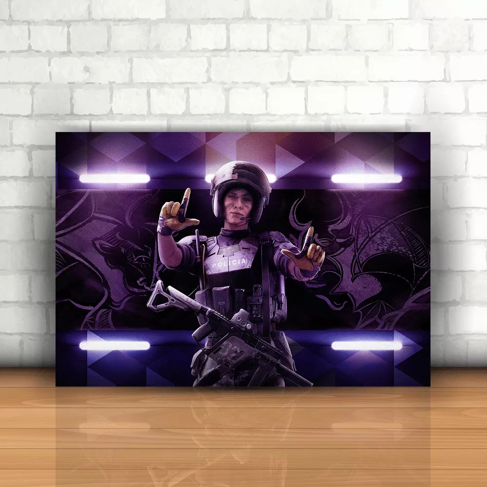 Placa Decorativa - Rainbow Six Siege Mod. 03 | Inter Adesivos Decorativos