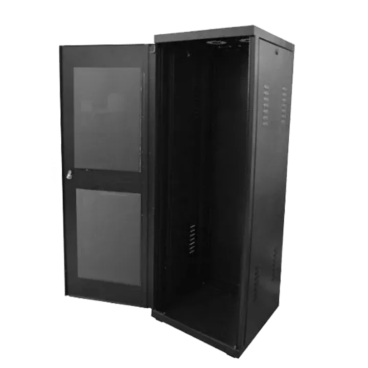Rack 36U Piso P.G. Preto com Porta 670mm – Ideal para Servidores | Max ...