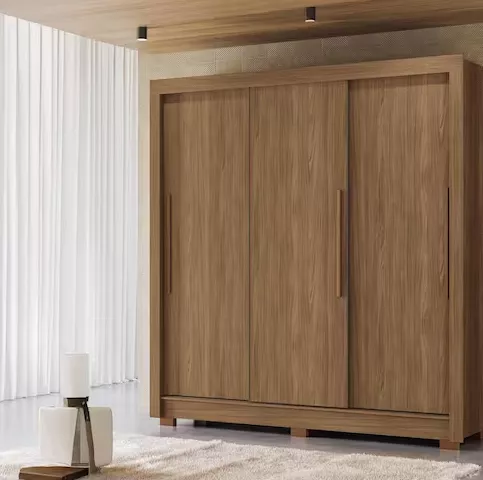 GUARDA ROUPA MARINGA 3 PORTAS CORRER JTB/JTB SANTOS ANDIRA | Lojas