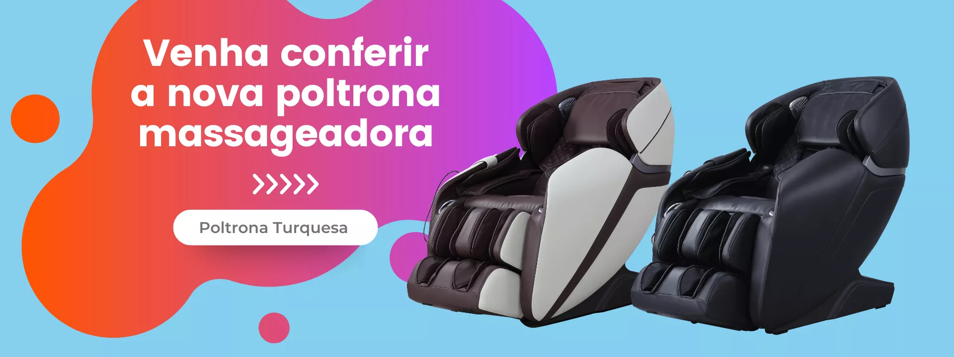 Poltrona Massageadora Turquesa