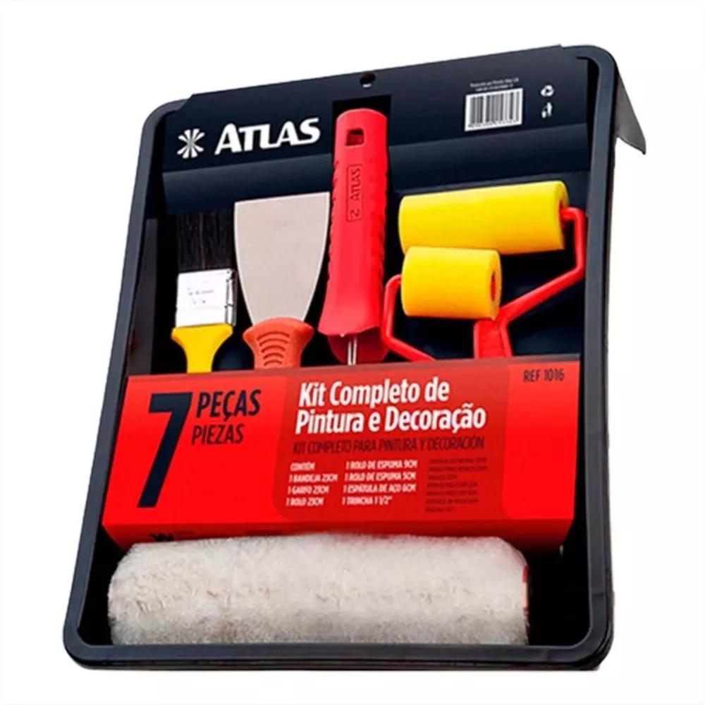 Kit Pintura Completo Com 7 Peças REF1016 - ATLAS | Rede Construir