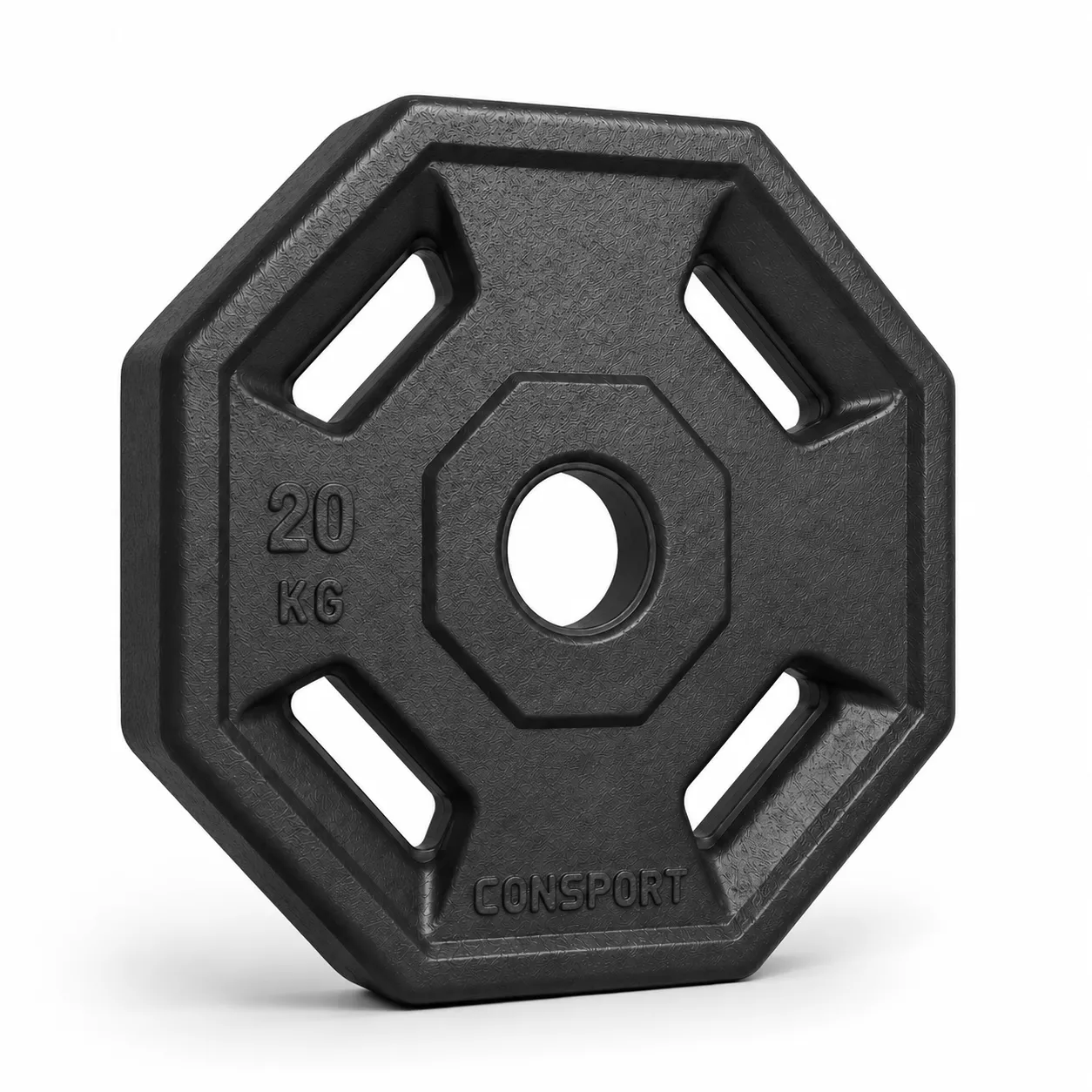 Anilha 20kg Consport Revestida em ABS Peso Academia Treino Musculação | NATURAL FITNESS