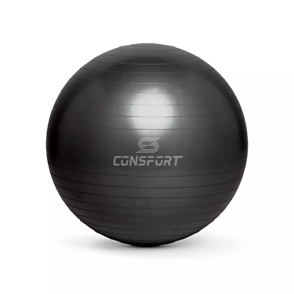 Bola Suíça para Pilates e Ginástica 75cm Consport - Exercícios de Equilíbrio, Fortalecimento, Postura e Reabilitação Muscular com Material Resistente e Ajuste de Ar | NATURAL FITNESS