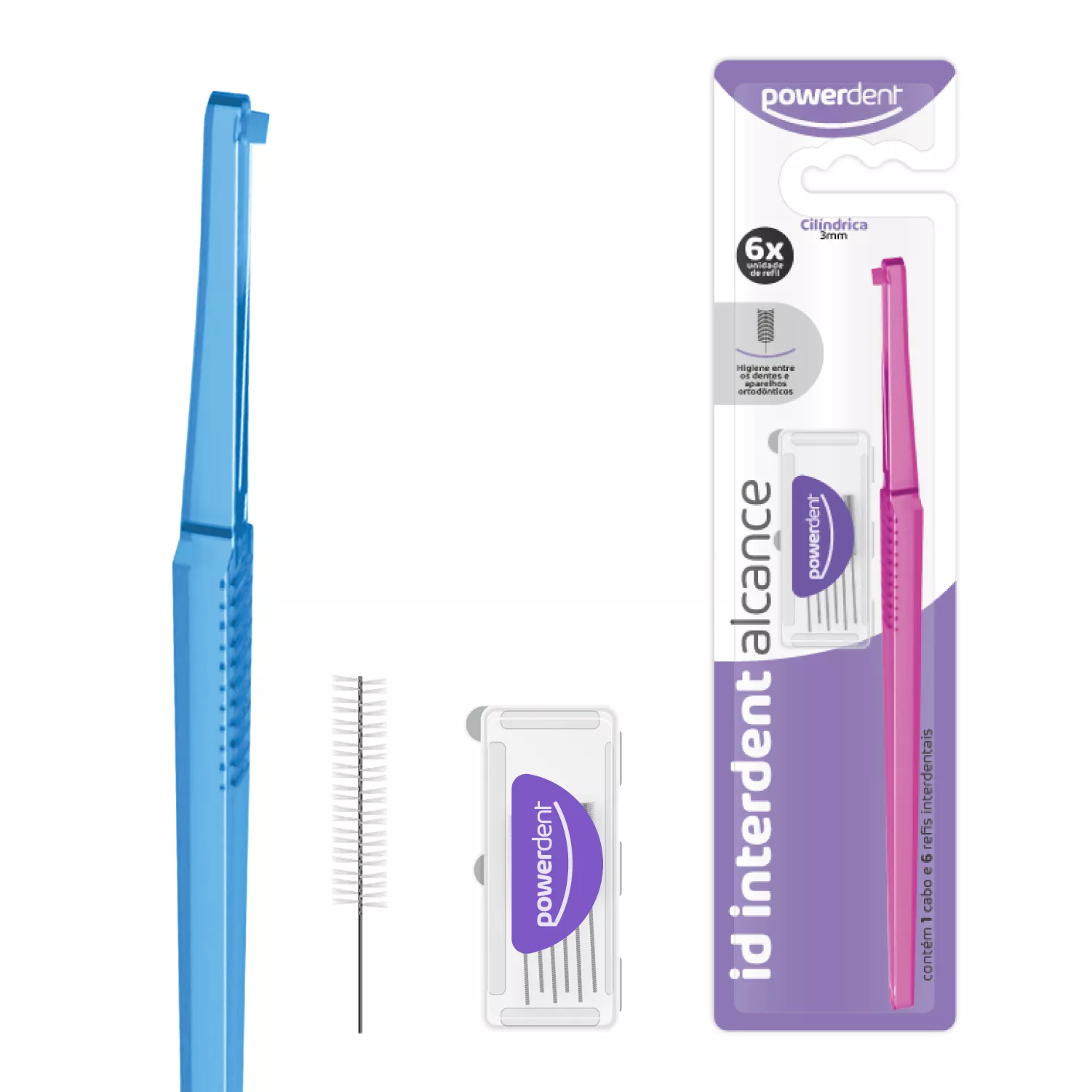 エッセンス03　Nソープ ESCOVA INTERDENTAL ALCANCE CILINDRICO 3mm | Grupo PDHB - Loja Virtual