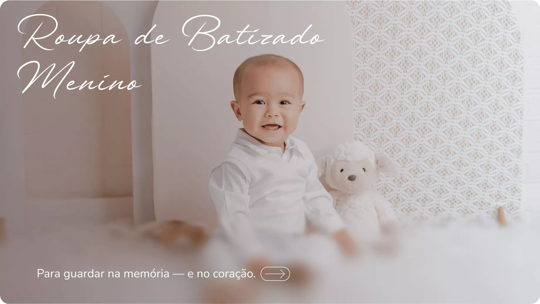 Banner Batizado Menino